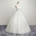 White plus Size Wedding Dress 2025 New Style European And American Style Train Wedding Dress for Maternity And Princess Weddings Brides_ecoleips.com