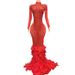 Women's Clothing Novance Sparking Diamonds Elegant Pink Fathers Dress_ecoleips.com