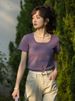 MISHOW Short Sleeve T-shirts Women Spring Solid Square-neck Top Elegant Woman Clothes Office Lady Cotton Tees MXC12T0641_ecoleips.com