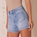 Women's Clothing Women's Denim Shorts Style Comfortable Classic Washed Stretch Trendy Hot Selling For Formal & Casual For Women_ecoleips.com