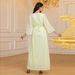 Women's Clothing Diamond Abaya Muslim Robe Dress Robe_ecoleips.com
