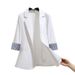 Women's Clothing Small Suit Jacket Spring And Autumn New Korean Style Slim Drape Thin Three Quarter Sleeve Suit Tops For Women_ecoleips.com