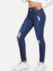 Women's Clothing Ripped Jeans Celebrity Student Pants_ecoleips.com