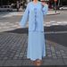 Modest Evening Dress Middle Eastern Abaya V Neck Open Front Long Sleeved Loose Fitting Muslim Dress Elegant An Outstanding Tie Waist Long Dress_ecoleips.com