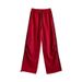 Wide-Leg Sports For Women 2026 Spring New Paratrooper Pa Loose High-Waist Slimming Casual Jogger Straight-Leg_ecoleips.com