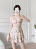 Swimsuit Women's Fashion Explosion Solid Color Thin Cover Meat Dress Conservative Waist Sexy Swimsuit_ecoleips.com