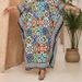 Middle East Cross-border Abaya Summer New Colorful Printed Robe Dubai Women's Clothing In Stock Wholesale_ecoleips.com