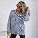 K Women's New Oversized Denim Jacket With Holes To Make Old Denim Jacket Jacket Jacket_ecoleips.com