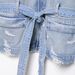 omen’s Belted Denim Jacket – Stylish Oversized Coat With Adjustable Waist Tie (XS/S/M/L)_ecoleips.com