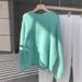 Women's Oversized Fluffy Mohair Sweater Winter Warm Thick Knit Pullover Soft Cozy Round Neck Loose Fit Korean Style Casual Tops_ecoleips.com