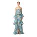 Summer Fresh Multi Layered Cake Long Suspender Dress Women's Clothing_ecoleips.com