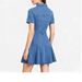 Women's Denim Chic Casual Dress Slim Waist Lapel Button down Collar Summer Spring/Autumn Fashion Direct Supply_ecoleips.com
