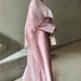 Voya Voya European And American Cross-Border 2025 Spring Elegant Slim-Fit Long-Sleeve Tie-Waist Long Luxurious Silky Dress_ecoleips.com