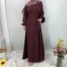 Muslim New Fashion Cross Border Hot Sale Dress Türkiye Dubai Elegant Loose Long Skirt_ecoleips.com