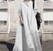 Women's Clothing Autumn Loose Long Sleeves Large Swing Solid Color Cotton And Linen Retro Wide Dress_ecoleips.com