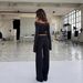 Women's Clothing Off-Shoulder Slim Fit Top For Women Sexy Eyelash Lace Trim Top Ins Style_ecoleips.com