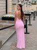 Elegant Solid Knitted Maxi Dress Women Sexy Backless Sleeveless Slim Lady Dresses 2024 New Chic Female Summer Beachwear Robes_ecoleips.com