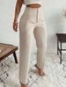 High-Waisted Wide Leg Pants In Beige - Stretchy Straight Leg Cropped Trousers For Women (XS-XL) | Comfortable & Stylish Casual Pants_ecoleips.com