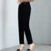 Suitable For All Seasons Mom Thin Nine-Point Middle-Aged Women's Loose Casual Straight Summer Cotton Linen Pants_ecoleips.com