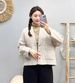 girl Vintage Embroidered Linen New Chinese Buttoned Asymmetrical Collar National Style Women's Loose Cotton Coat Winter_ecoleips.com