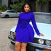 European American Off-Shoulder High-Waist Slimming A-Line Dress for Women Sweet Fresh Style Hot Selling plus Size Clothes_ecoleips.com