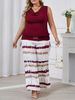 Plus Size Women's Fashion Casual Set_ecoleips.com