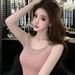 2026 Summer New Style Heavy Beaded Rhinestone Embellished Knit Tank Top Women, Suitable For Layering Or Wearing Alone,_ecoleips.com