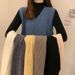 Aria Basics 2024 V-neck Twisted Knit Women, Sleeveless Sweater Outerwear, Versatile Tie-dye Hong Kong Style Short Vest For Commuting_ecoleips.com