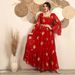 Women's Clothing Spring And Summer New Middle Eastern Women's Sexy Chiffon Embroidered Belt Dress_ecoleips.com