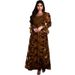 2025 Spring And Summer New European And American Waist Tie Temperament Women's Party Robe Dress_ecoleips.com