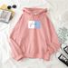 Spring And Autumn Thin 2020 Korean Version Dormitory Wear Four Or Six Friends Cartoon Loose Sweatshirt For Women_ecoleips.com