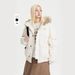 girl Girl CATTEE American Retro 90 White Duck Collared Hooded Down Jacket For Men And Women Winter Cold-Proof Warm Short Coat_ecoleips.com