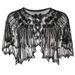 K Evening Gown Sequin Shawl Women's Party Banquet Lace Shawl_ecoleips.com