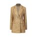 K Mingyuan Xiaoxiang Style Suit Jacket New Style Lapel Double Row Buckle Waist Slimming Small Suit_ecoleips.com