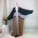 Cross Border Exclusive Muslim Patchwork Cardigan Robe Middle East Türkiye Dubai Fashion Floor Length Skirt 1459_ecoleips.com
