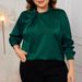 Women’s Clothing Solid Color Shirt Autumn New All Match Tops Slim Loose Long Sleeved Shirt Women's Clothing Large Size_ecoleips.com