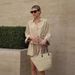 Women's Clothing Spring And Summer Comfortable Simple Cotton And Linen Pocket Lapel Three Quarter Sleeve Shirt Shorts Set_ecoleips.com