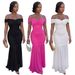 Women's Sexy Solid Color Mesh Strapless Bodycon Dress C7660 Markets_ecoleips.com