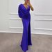 Women’s Clothing New V Neck Sexy Fashion Design Dress Evening Dress_ecoleips.com