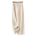 Women's Clothing Suit Wide Leg Pants Women's Spring And Autumn New High Waist Slim Loose Casual Drape Narrow Straight Pants_ecoleips.com