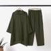 Shirt For Women Malaysian Muslim Women's Clothing Plus Size Fashion Casual Two-Piece Set_ecoleips.com