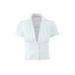 Deep V-Neck Single-Breasted Short Blouse Top Women With Low Waist Drawstring A-Line Skirt Set For Spring And Summer_ecoleips.com