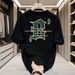Men's 100% Pure Cotton Short Sleeve T-Shirt Trendy Loose Top For Summer Cross Border Exclusive High Quality Goods_ecoleips.com