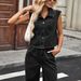 Washed Denim Button-Down Shirt & Straight-Leg Pants Set For Women – Comfortable & Stylish Two-Piece Outfit_ecoleips.com