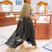 Elegant Embroidered Cape Gown With High Waist & Long Train – Perfect For Winter Formal Events (S-XXL)_ecoleips.com