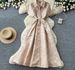 Elegant Short Sleeved Collared Dress For Women Korean Style Slimming A-Line Skirt Suitable For Commuting And Formal Wear_ecoleips.com