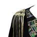 Muslim Arab Women's Sequin Gold Thread Embroidered Floral Dress Two-Piece Set Long Robe_ecoleips.com