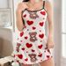 Aria Basics Aria Basics European And American Foreign Trade Cross-border Sexy Camisole Nightgown With Ruffles, Women's Summer Thin Casual Home_ecoleips.com