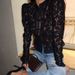 Elegant Lace Crochet Stand Collar Slim Fit Blouse For Women - Breathable Cotton Blend, Office & Casual Wear_ecoleips.com