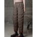 Women's Clothing New Lightweight Down Cotton Loose Fit Plus Size Casual Warm Harem Pants For Plus Size Women And Petite Figures_ecoleips.com